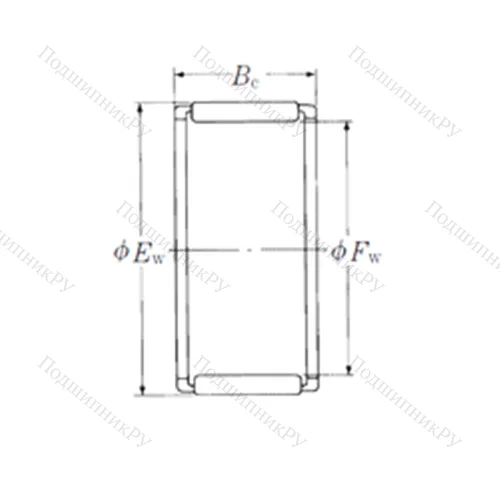 Подшипник игольчатый радиальный WJ-647224
