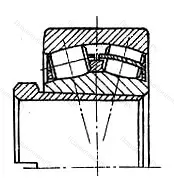 Модификация подшипника 753610Н размер 50x120x43/54 от производителя  ГПЗ-11