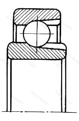 Подшипник  900706 размер 30x42x6/7 от производителя  ГПЗ-4 Подшипник  900706 размер 30x42x6/7 от производителя  ГПЗ-4