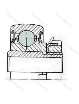Шариковый однорядный подшипник 1680204 в Красноярске