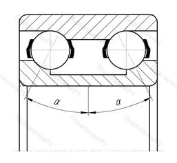 Подшипник 3216 ZZ размер 80x140x44,4 от производителя  SKF