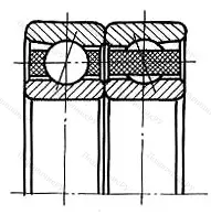 Модификация подшипника 12-246111К размер 55x90x36 от производителя  ГПЗ-3