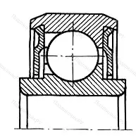 Модификация подшипника 980700ЮУС2 размер 10x37x12/16
