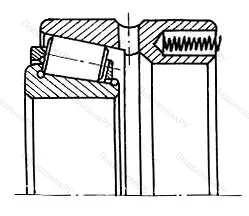 Модификация подшипника 17920Л размер 98,425x152,4x83,9 ГОСТ 520-89
