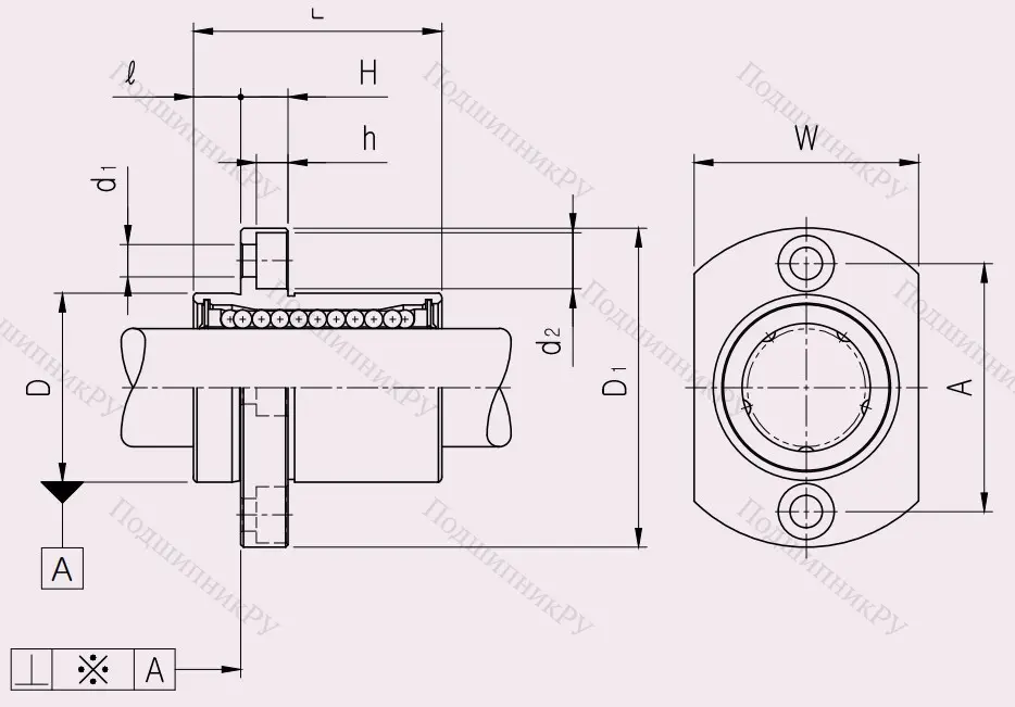 Подшипник LMH 10 UU в Красноярске
