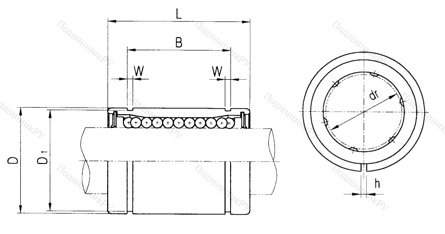 Подшипник LM 60 UU AJ в Красноярске