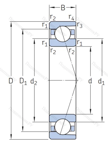 Сверхточный подшипник 7015 ACDGA/P 4A от производителя  SKF