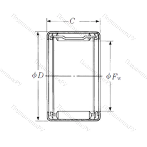Подшипник игольчатый радиальный