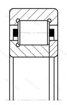 Подшипник NUP 224ECMA размер 120x215x40 от производителя  SKF