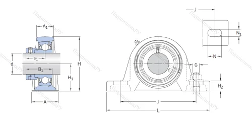 Подшипниковый узел SY 55 TF в Красноярске