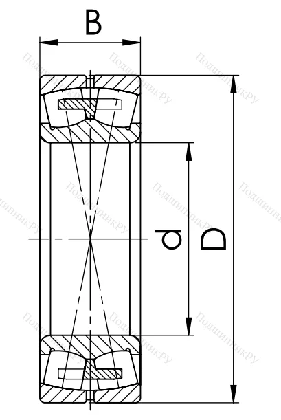 Сферический роликовый подшипник 3526 (22226) в Красноярске