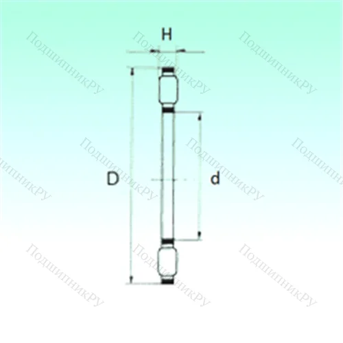 Подшипник роликовый упорный K 81238-M от производителя  NBS