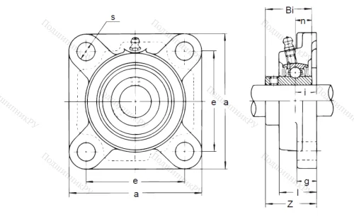 Подшипниковый узел UCF 306 в Красноярске