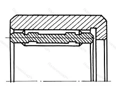 Модификация подшипника 154910Е размер 62x25x50