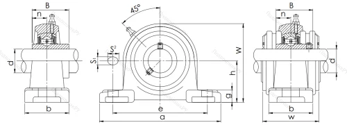 Подшипниковый узел UCP 204 в Красноярске Подшипниковый узел UCP 204 в Красноярске