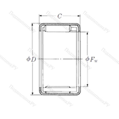 Подшипник игольчатый радиальный