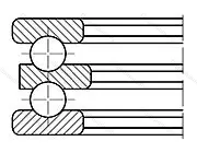 Подшипник  38210 (52210) 