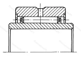 Модификация подшипника 6-674708 размер 40x62x22/70 от производителя  ГПЗ-24 Модификация подшипника 6-674708 размер 40x62x22/70 от производителя  ГПЗ-24