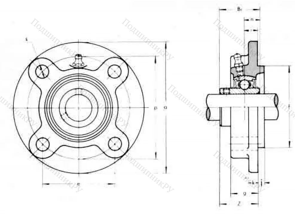 Подшипниковый корпус FC 215 ASAHI в Красноярске