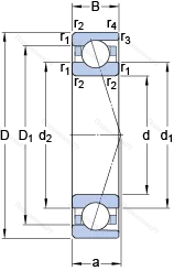 Подшипник 7034 ACD/P 4A в Красноярске