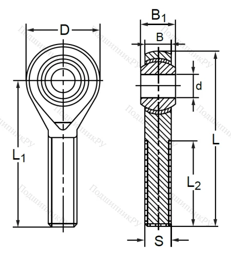Шарнирная головка POS 10 L в Красноярске