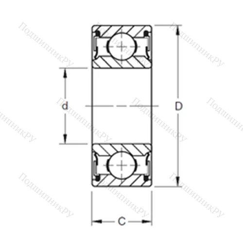 Подшипник шариковый радиальный 216NPP