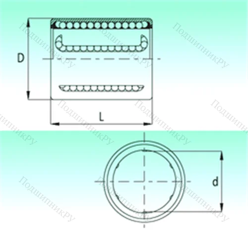 Подшипник шариковый линейный KH 2540-PP