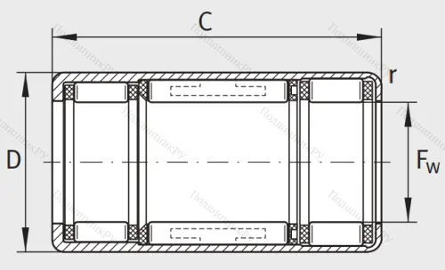 Подшипник обгонной муфты обгонная муфта HFL 1626-L 564 в Красноярске