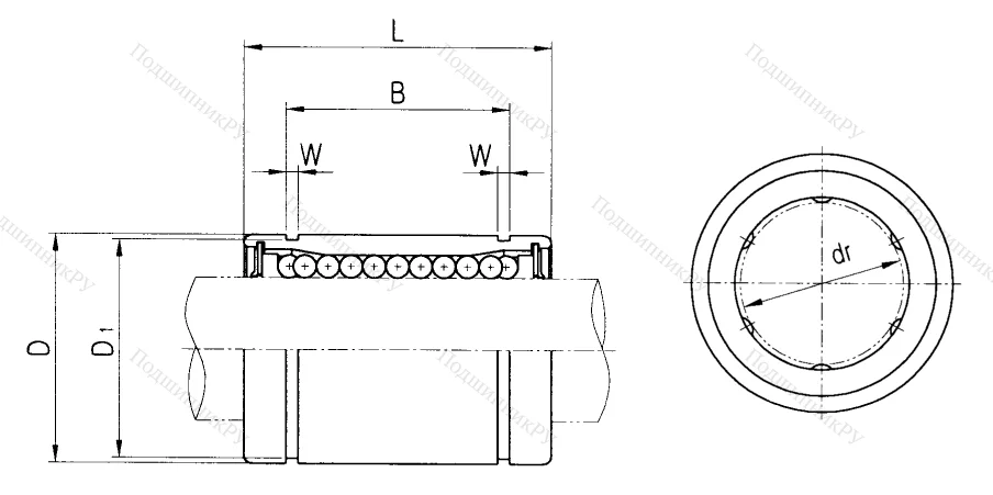 Подшипник LM 25 UU в Красноярске