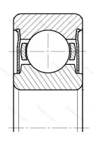 Подшипник 6000-2Z/P 6 размер 10x26x8 от производителя  SKF Подшипник 6000-2Z/P 6 размер 10x26x8 от производителя  SKF