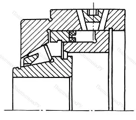 Модификация подшипника 2-117732К размер 160x227/235x48/80