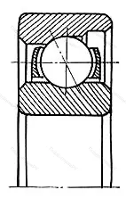 Подшипник  7004CD (6104) размер 20x42x12 от производителя  SKF Подшипник  7004CD (6104) размер 20x42x12 от производителя  SKF