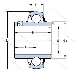 Корпусный подшипник YAR 206-2RF в Красноярске