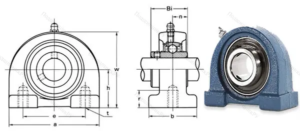 Подшипниковый узел UCPA 213