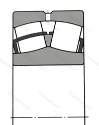 Подшипник  4053196 (24096) размер 480x700x218 от производителя  ГПЗ-1