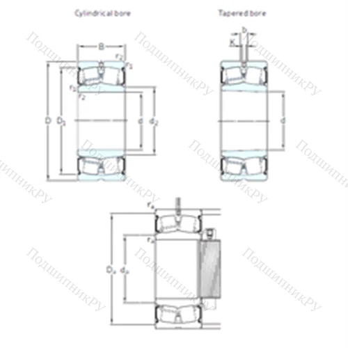 Подшипник роликовый радиальный самоцентрирующийся BS 2-2315-2CS/VT 143 от производителя  SKF