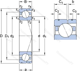 Подшипник 7034 ACD/P 4AL в Красноярске