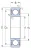 Однорядный шариковый подшипник 6318 2RS 1 от производителя  SKF Однорядный шариковый подшипник 6318 2RS 1 от производителя  SKF