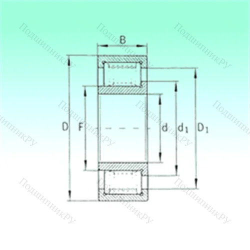 Подшипник роликовый радиальный ZSL 192324