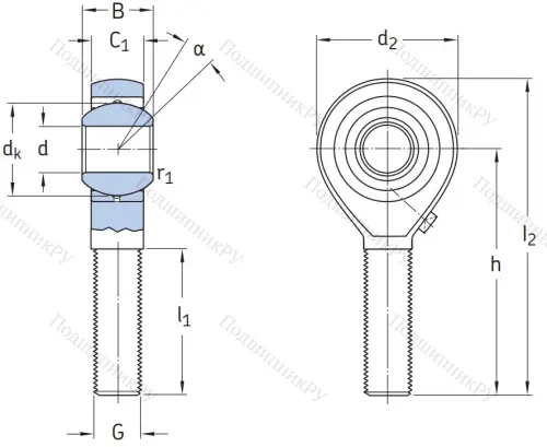 Шарнирная головка POS 20 L в Красноярске
