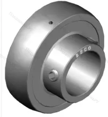 Высокотемпературный корпусной подшипник UC 210 BHTS ZZ C 4 200° BECO в Красноярске