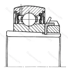 Подшипник  680208 размер 40x85x22 от производителя  ГПЗ-3