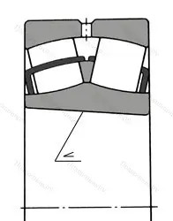 Подшипник  24140K (4153740) размер 200x340x140 от производителя  SKF