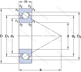 Подшипник BSD 3572 C