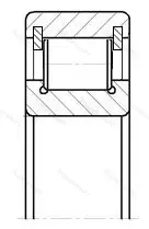 Подшипник  102415 (NCL 415) размер 75x190x45 от производителя  ГПЗ-4