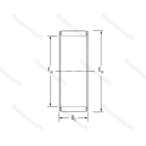 Подшипник игольчатый радиальный K 20X 30X 30H от производителя  KOYO Подшипник игольчатый радиальный K 20X 30X 30H от производителя  KOYO