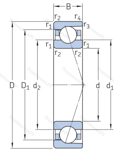 Сверхточный подшипник 7202 CDGA/HCP 4A от производителя  SKF