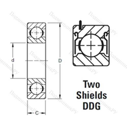 Подшипник шариковый радиальный 213KDDG