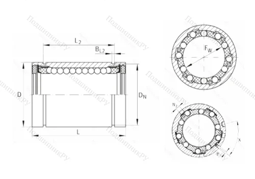 Подшипник KB 40 PP в Красноярске