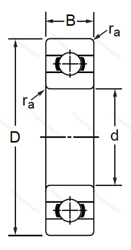 Дюймовый шариковый подшипник RLS 10 (LJ 1.1/4) в Красноярске